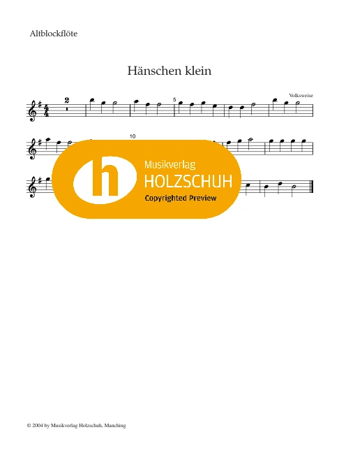 Hänschen klein